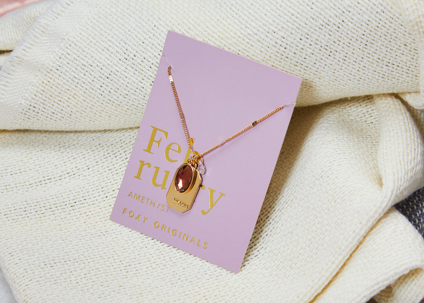 February Birthstone Necklace or Earrings Birthday Anniversaries Holiday Gifts