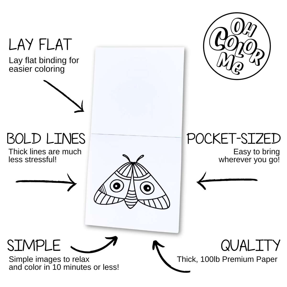 Oh Color Me - Mini Coloring Books
