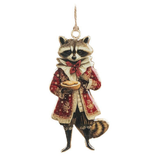 Gentleman Raccoon Ornament