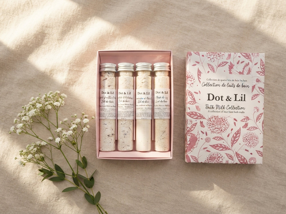 Bath Milk Library Gift Set - Dot and Lil