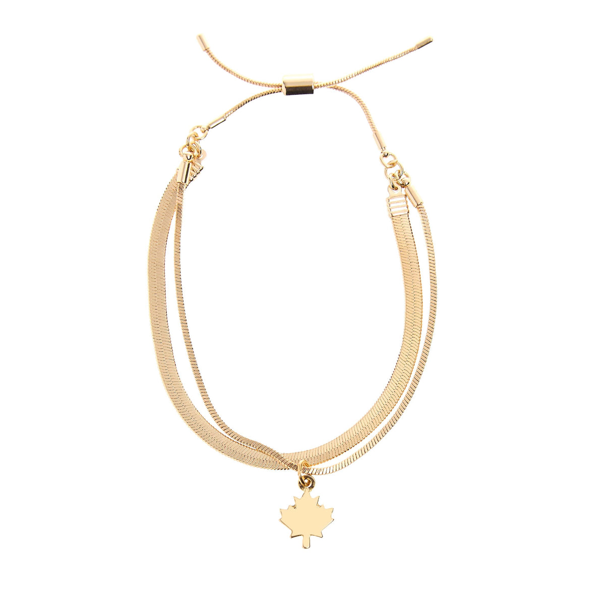 I Love Canada Collection - Gold Plated Maple Leaf Jewellery