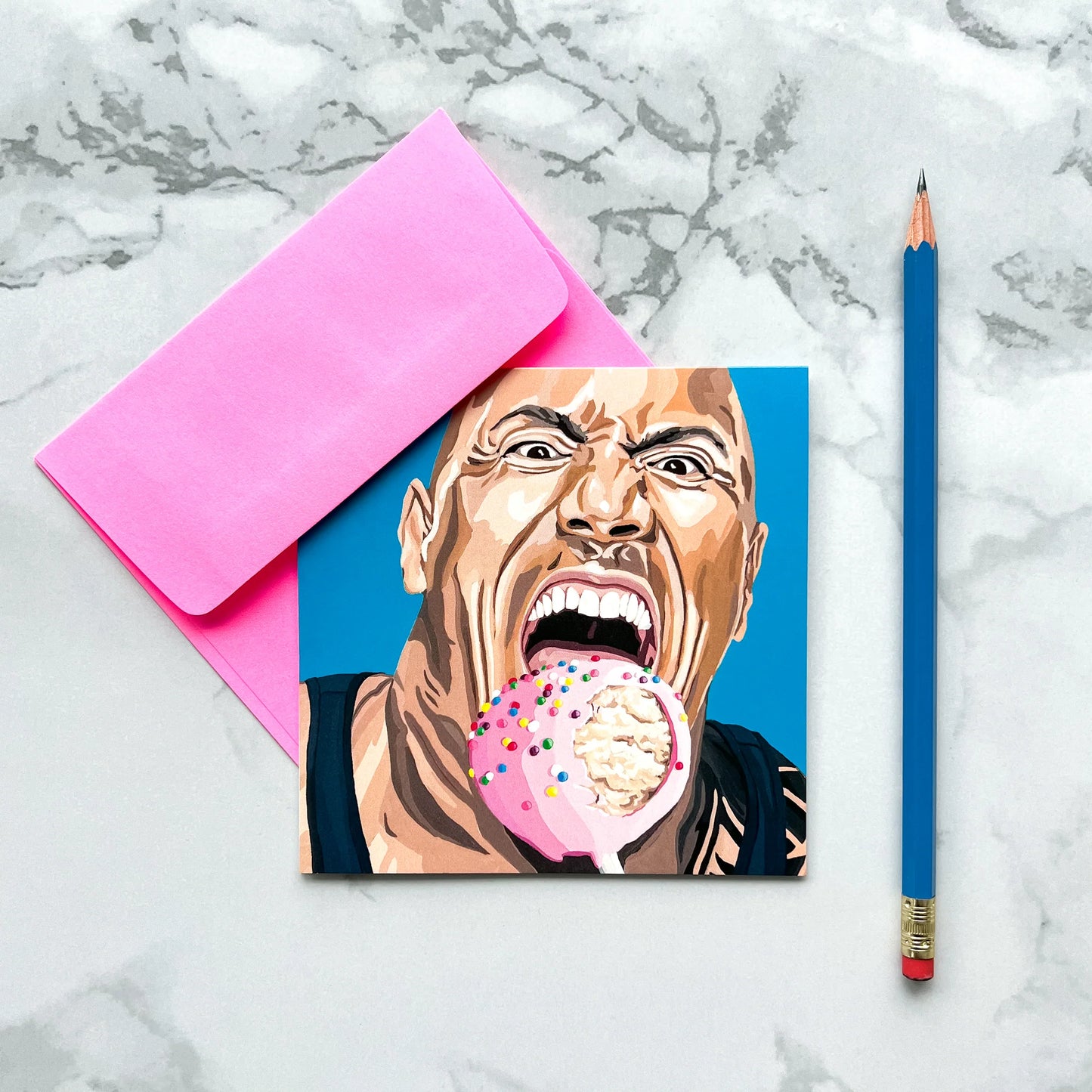 The Rock Greeting Card - Kristin Fardy