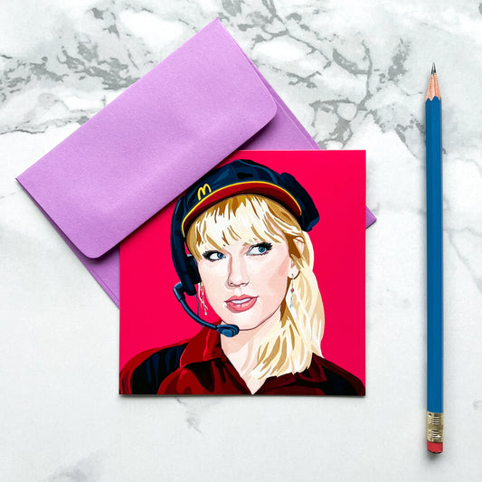 Taylor Swift Greeting Card - Kristin Fardy