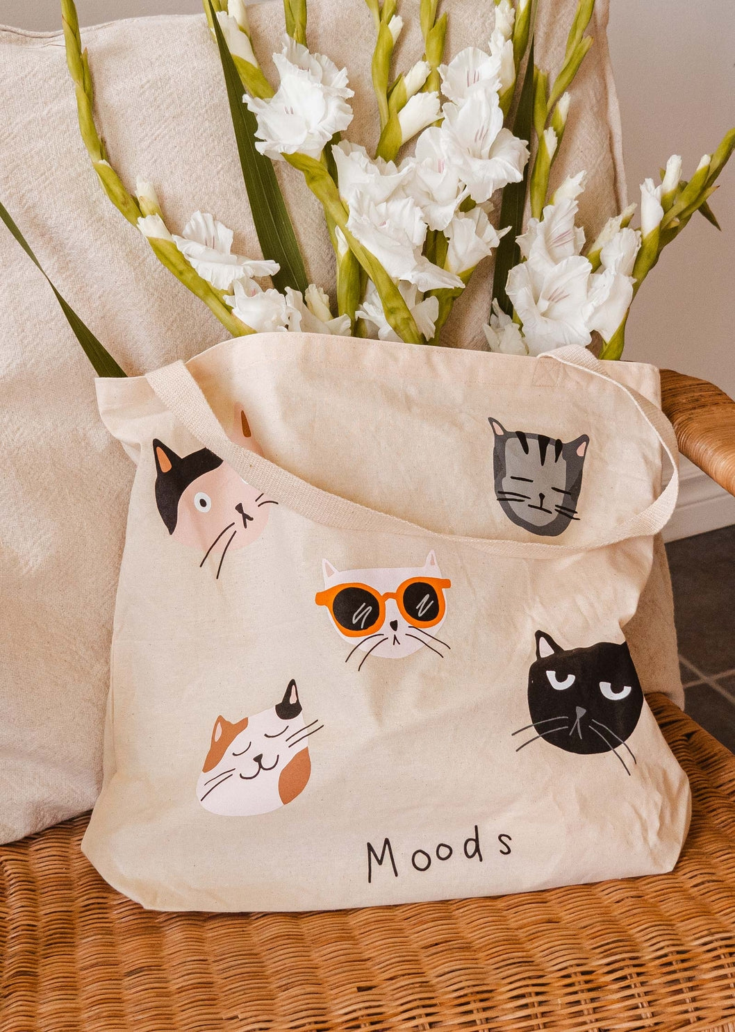 Kitten Moods Tote Bag - Mimi and August