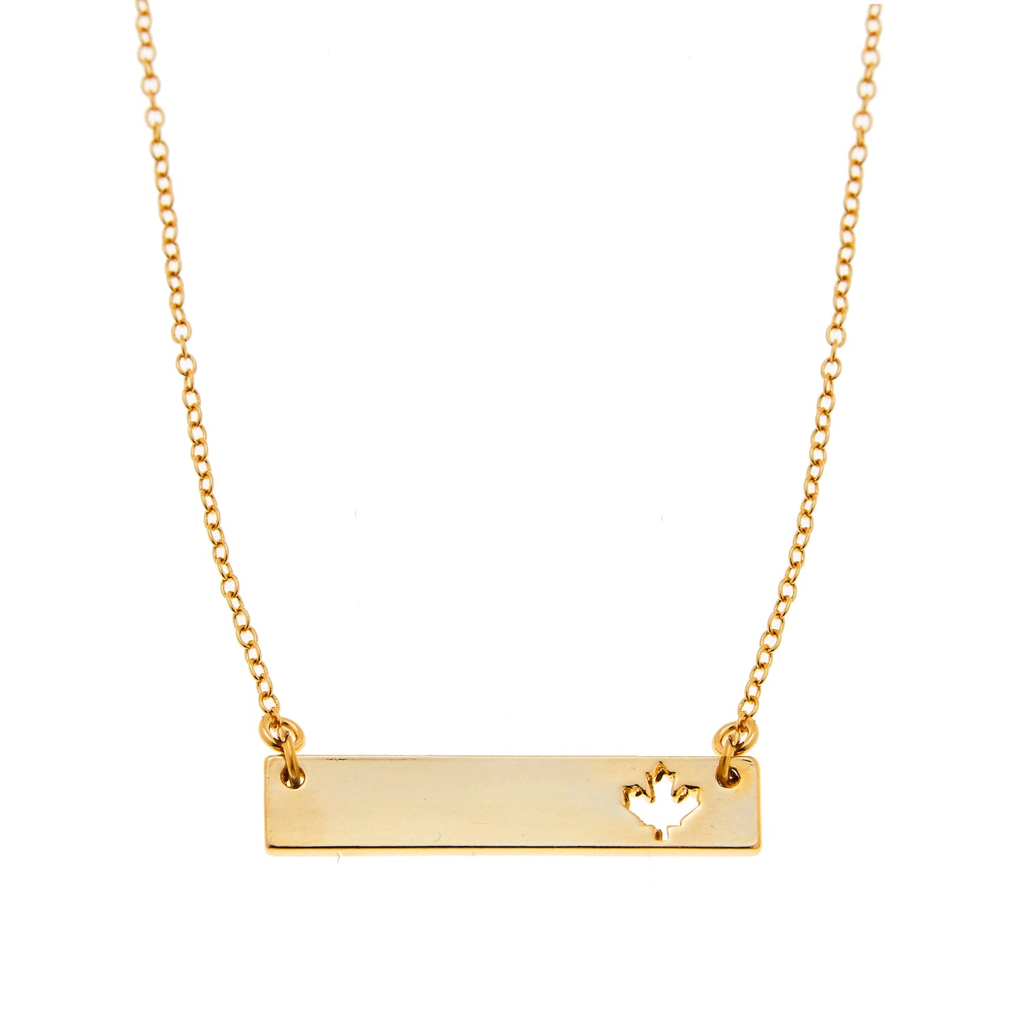 I Love Canada Collection - Gold Plated Maple Leaf Jewellery