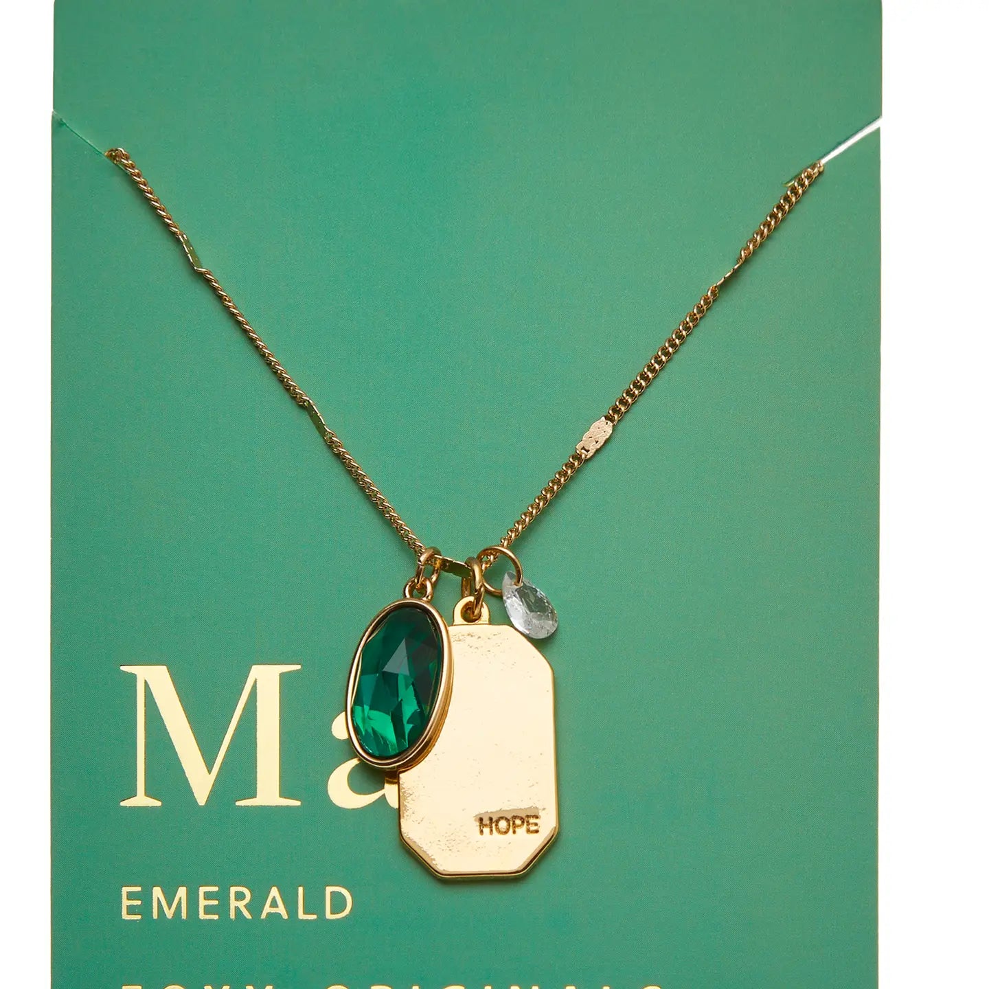 May Birthstone Necklace or Earrings Birthday Anniversaries Holiday Gifts