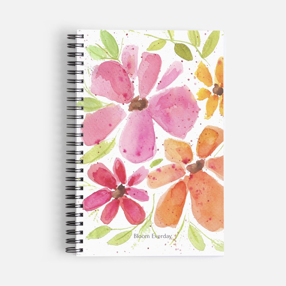 Spiral Notebook Bloom Everyday