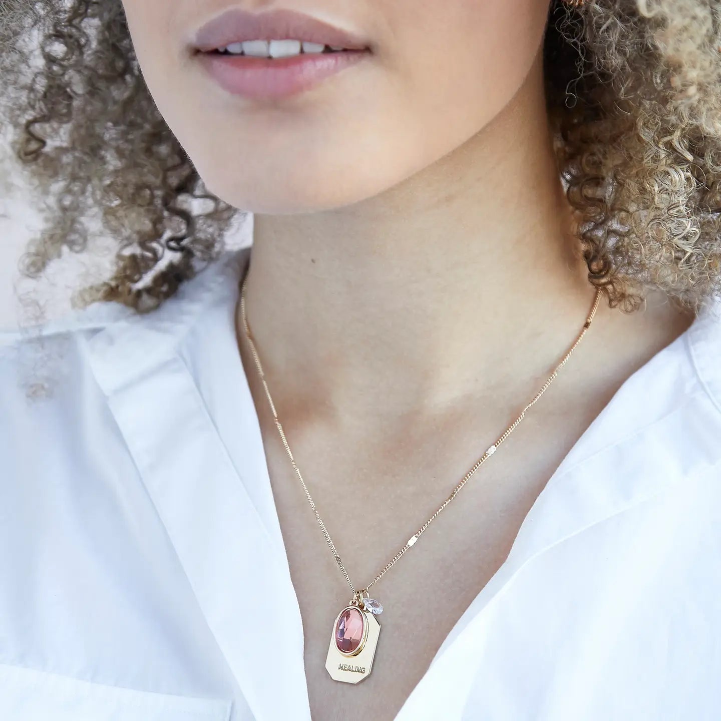 October Birthstone Necklace or Earrings Birthday Anniversaries Holiday Gifts