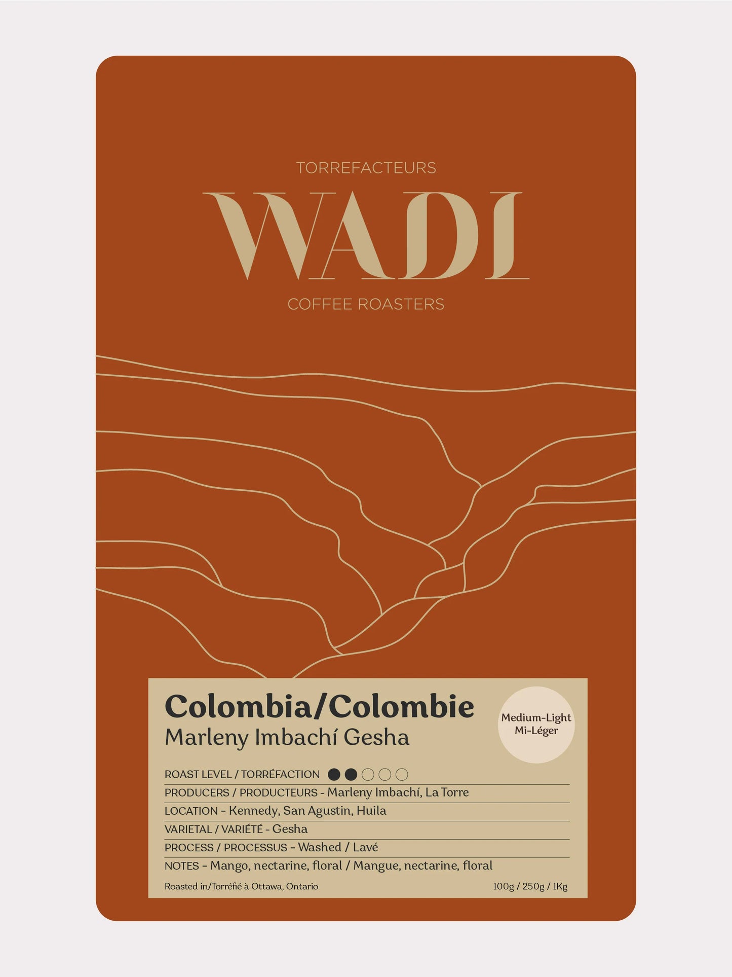 Colombia Marleny Imbachí Gesha Medium Light Roast Coffee