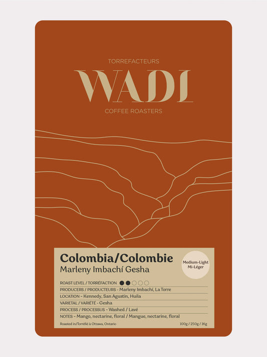 Colombia Marleny Imbachí Gesha Medium Light Roast Coffee