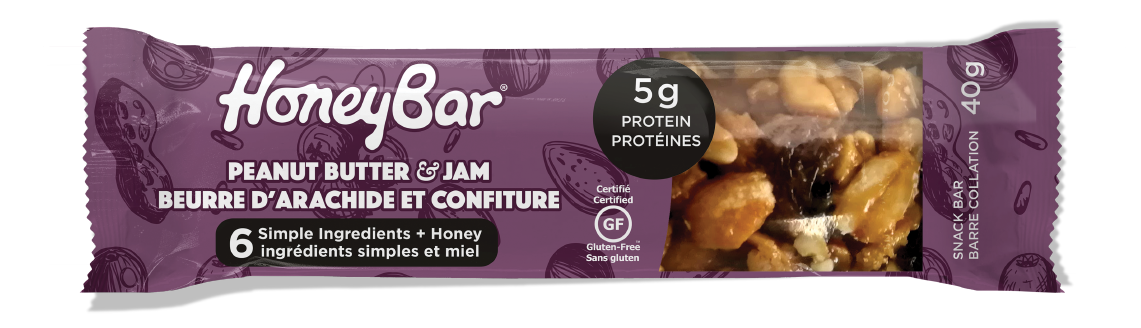 Peanut Butter and Jam Snack Bars