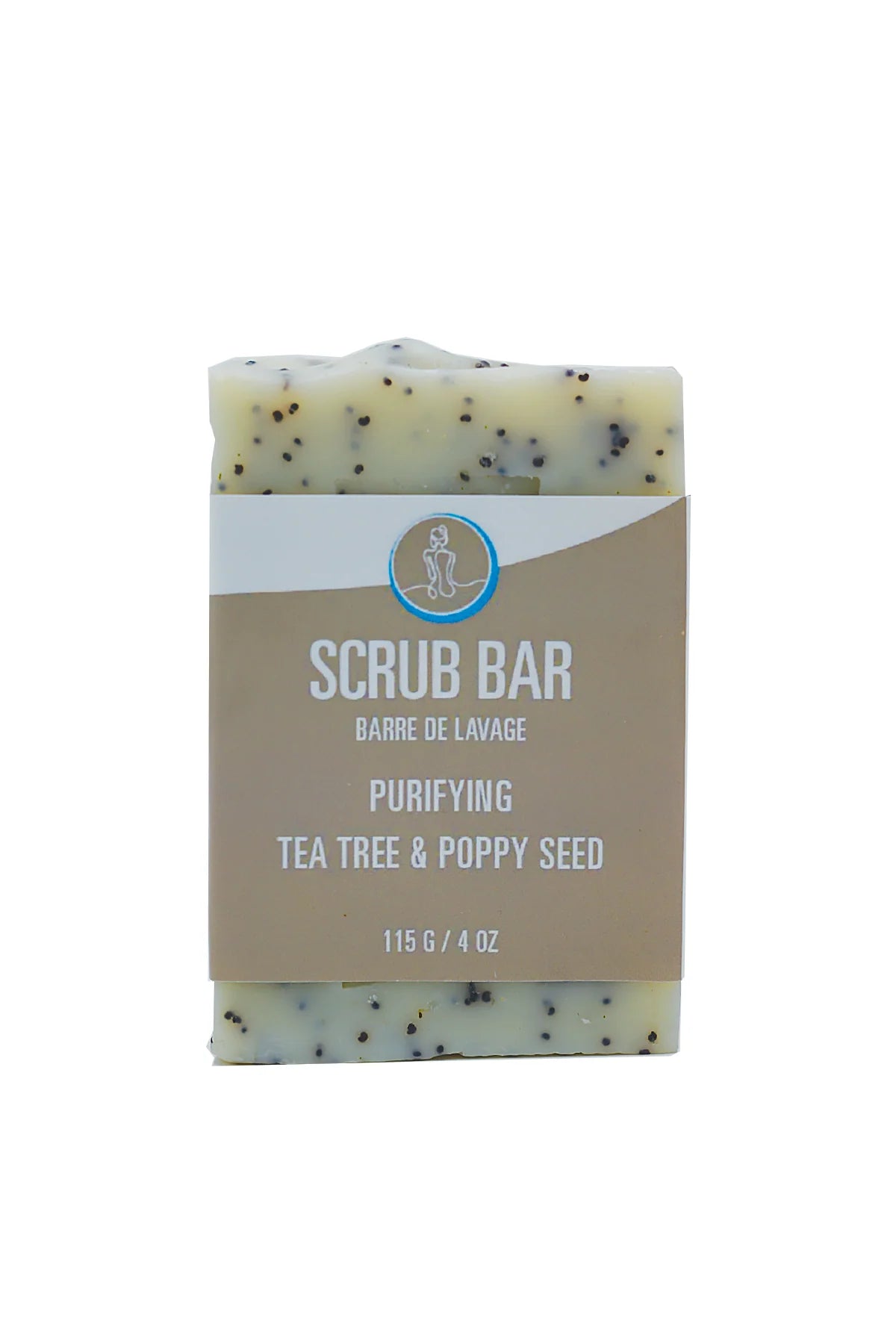 Tea Tree and Poppy Seed Scrub Soap