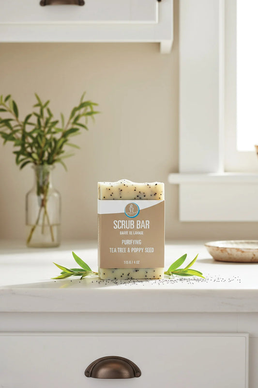 Tea Tree and Poppy Seed Scrub Soap