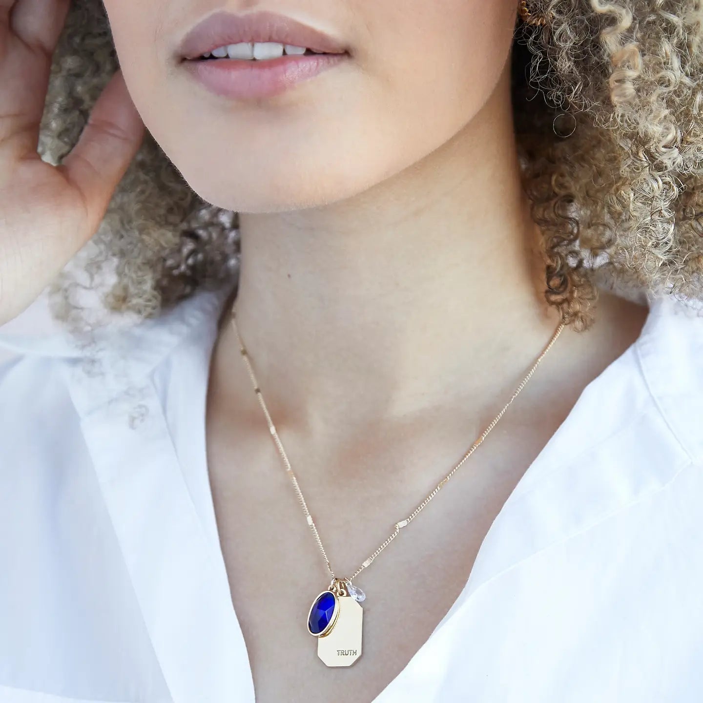 September Birthstone Necklace or Earrings Birthday Anniversaries Holiday Gifts