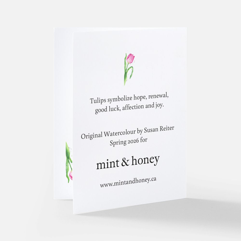 Tulip Blank Greeting Card