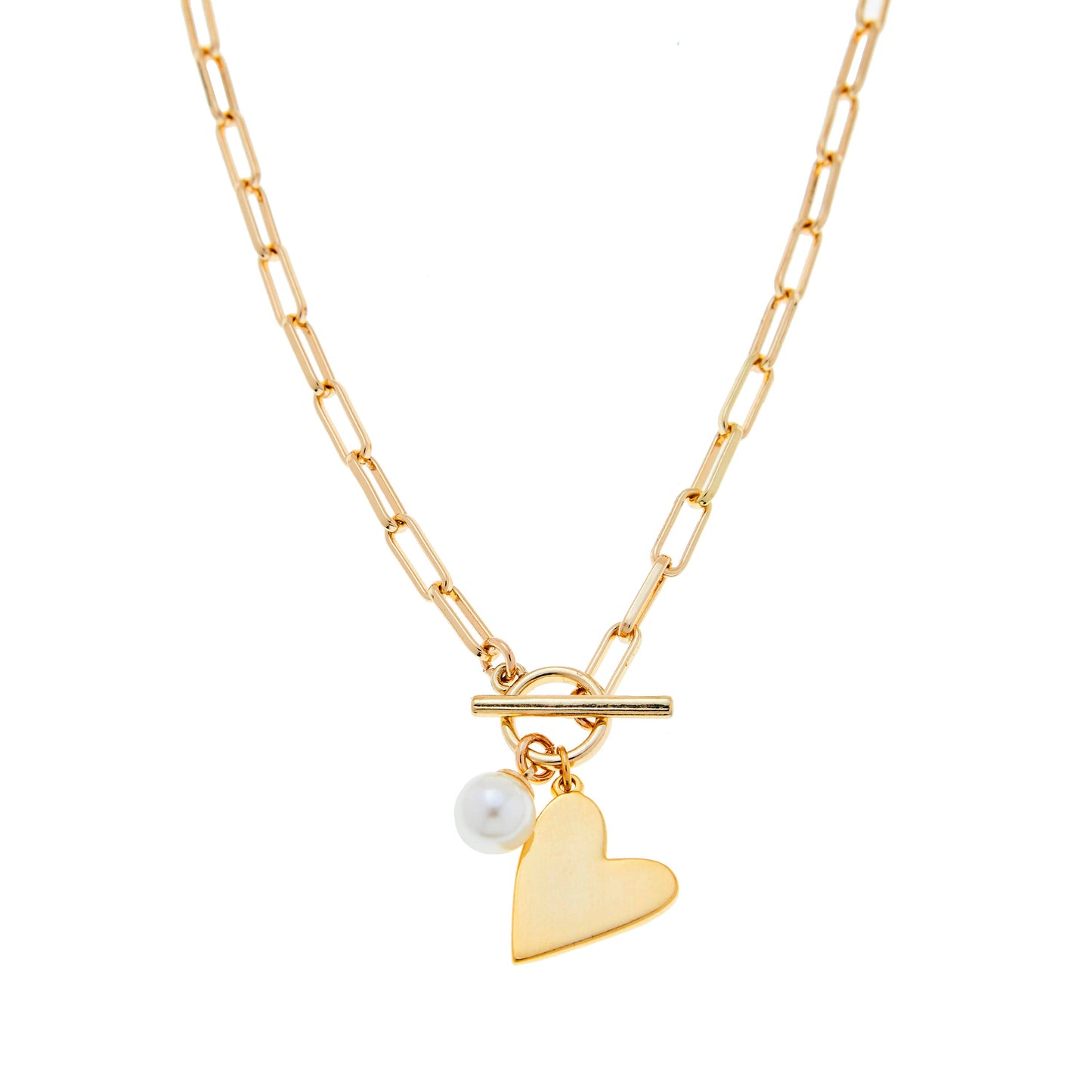 Rosie Heart Necklace on Staple Chain | Valentine's Gifts