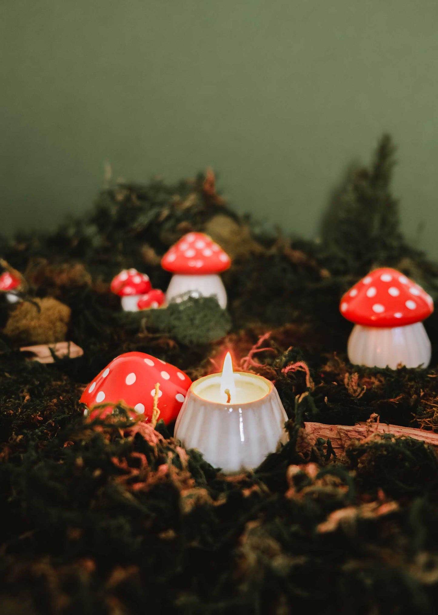 The Little Mushroom Candle