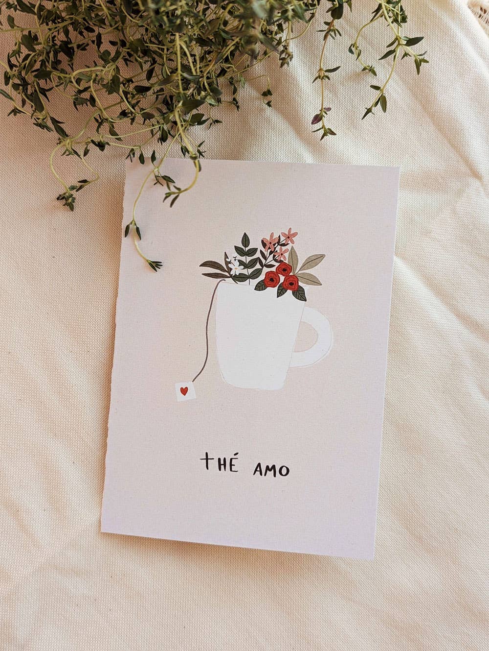 Thé Amo - Greeting Card