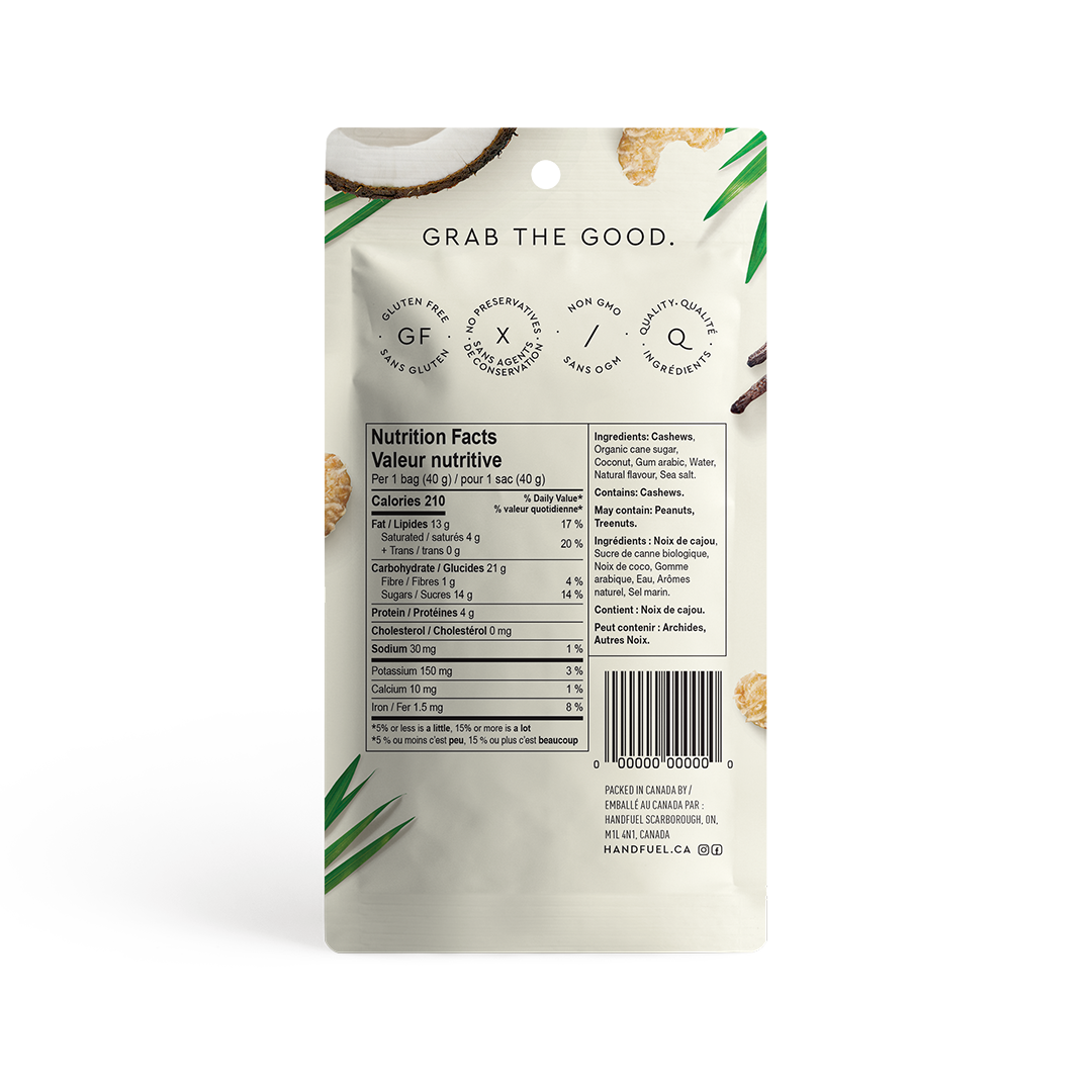 Handfuel Individual Snack Pouch 40g