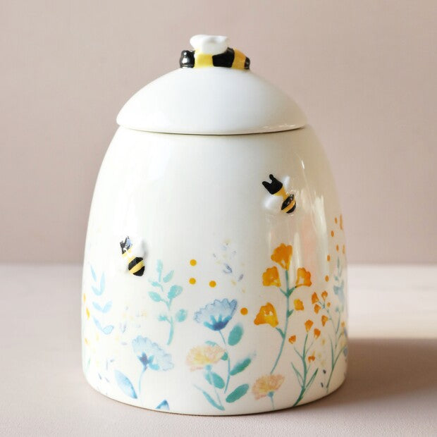 Floral Ceramic Jar - Lisa Angel UK