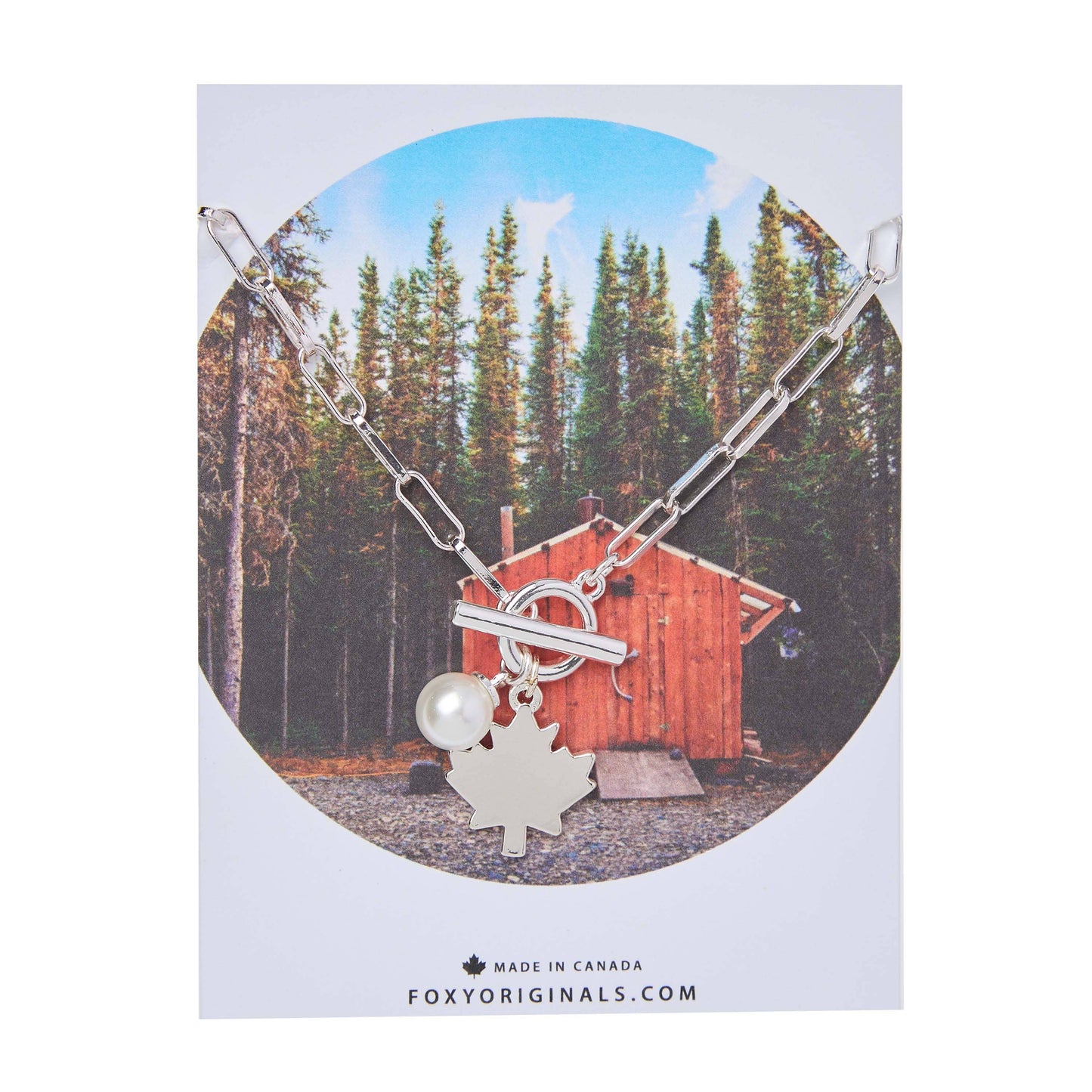 I Love Canada Collection - Silver Plated Maple Leaf Jewellery