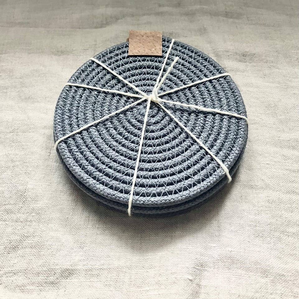 Grey Rope Home Decor Gift Set