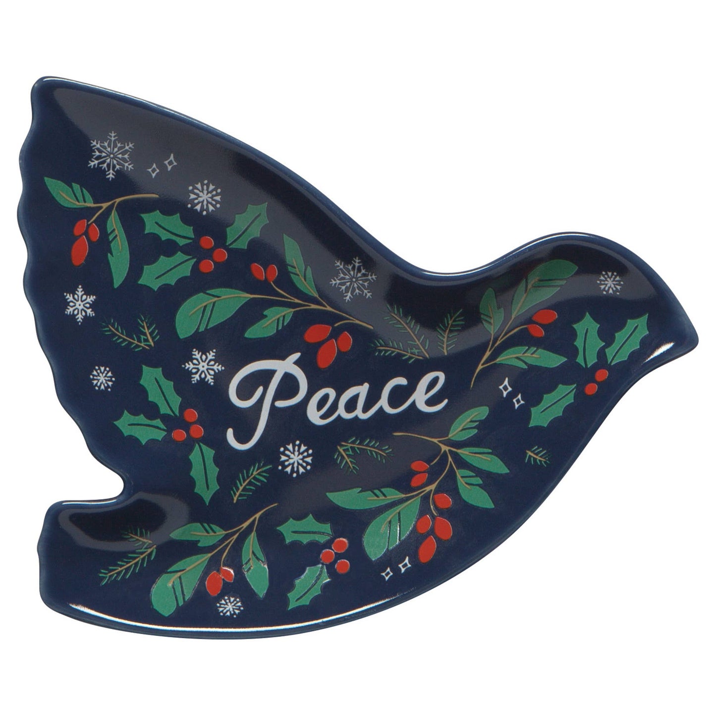 Peace & Joy Christmas Dishes Set of 3