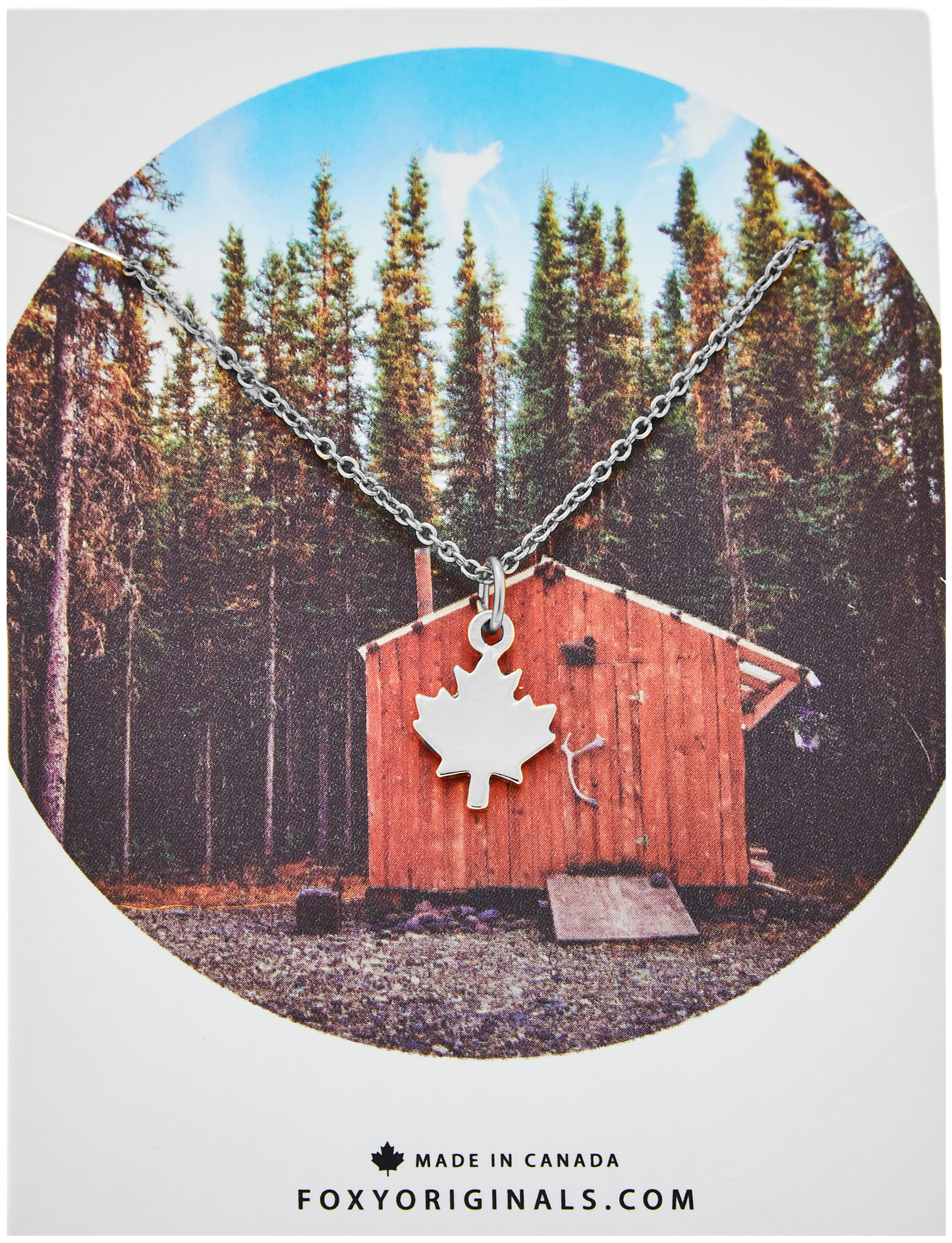 I Love Canada Collection - Silver Plated Maple Leaf Jewellery