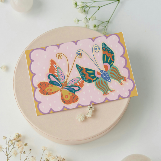Butterflies Wedding Anniversary card 