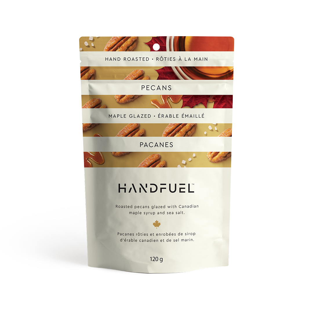 Handfuel Maple Glazed Pecans