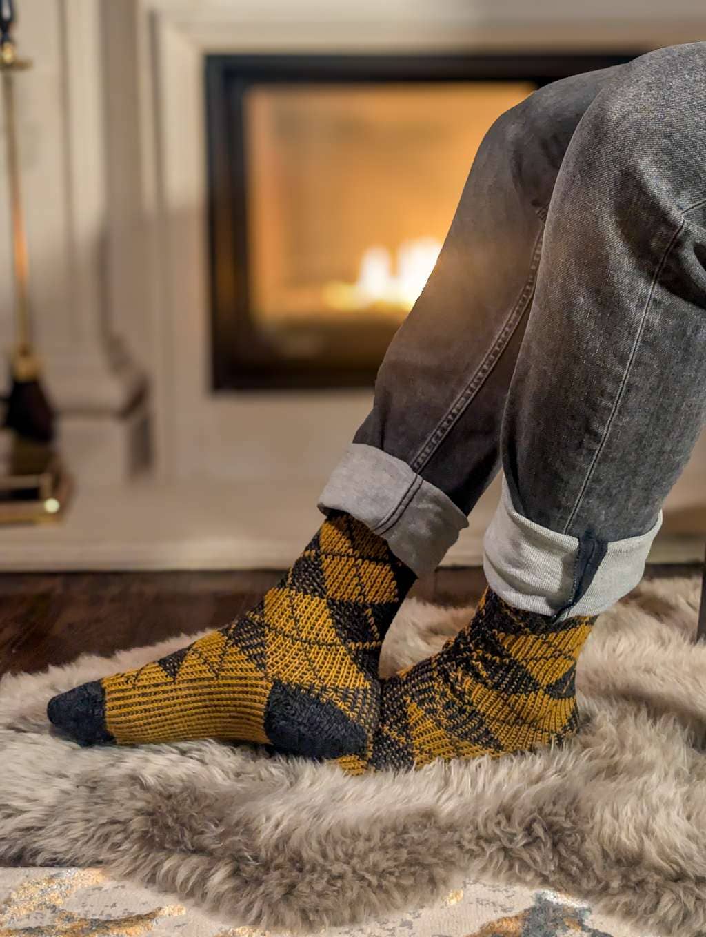 Nordic Socks Soft COZY™  Warm (Vagn - Gold)  - Unisex