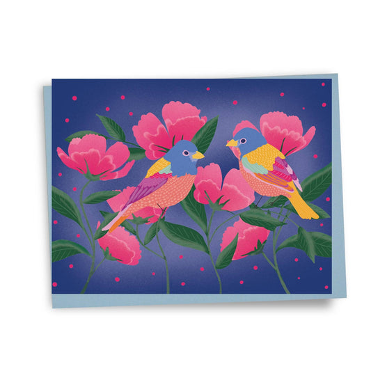 Love birds Wedding Anniversary card