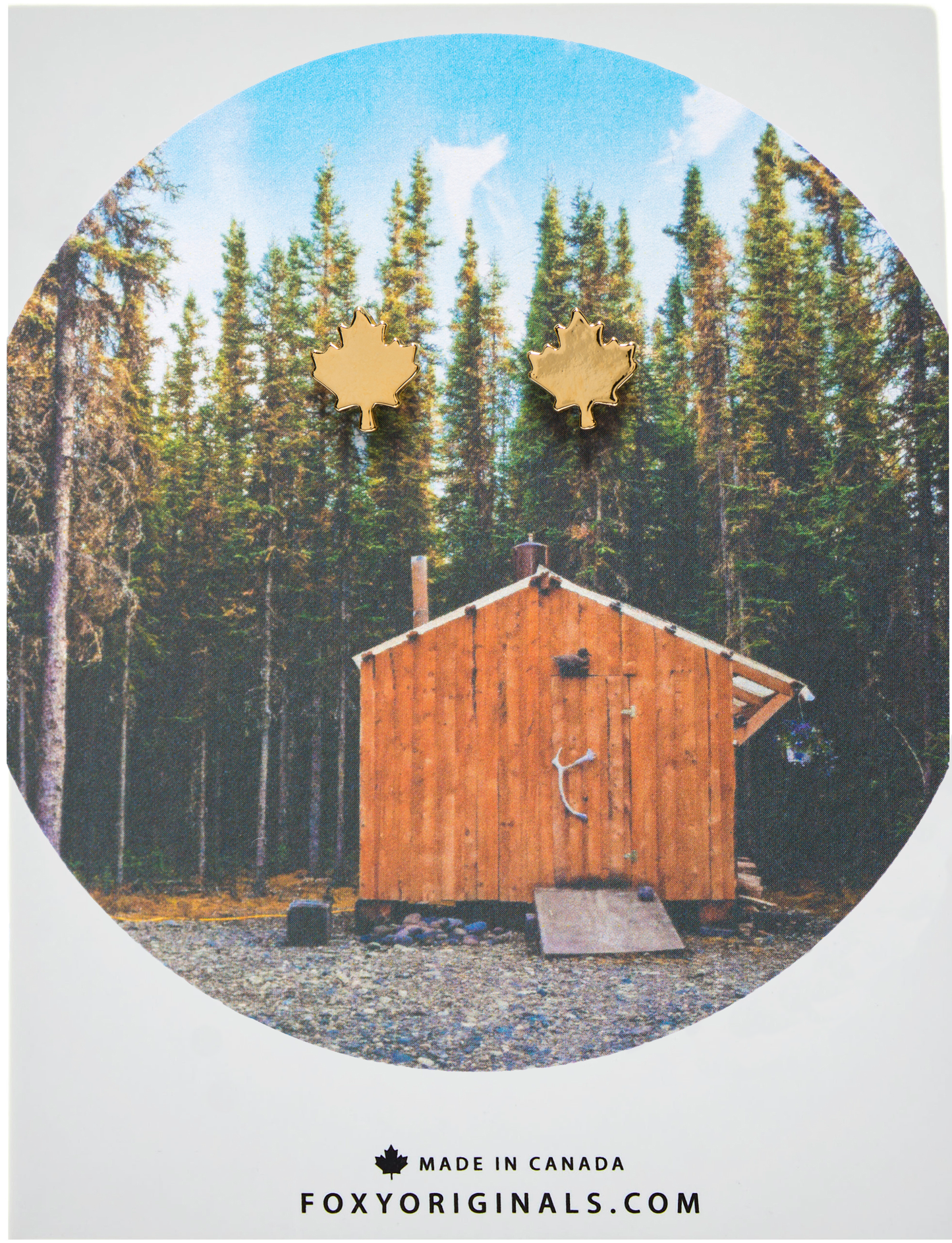 I Love Canada Collection - Gold Plated Maple Leaf Jewellery