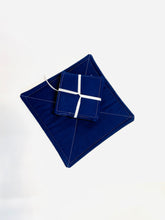Tabletop Protector Hot Pad and Coasters Set - Blues and Greens