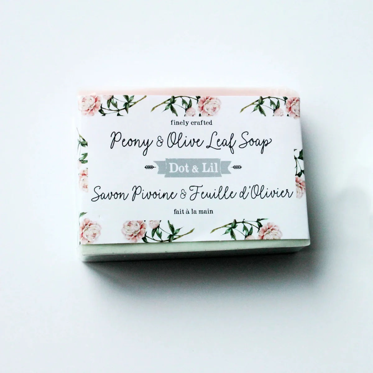 Peony and Olive Leaf Soap - Dot and Lil