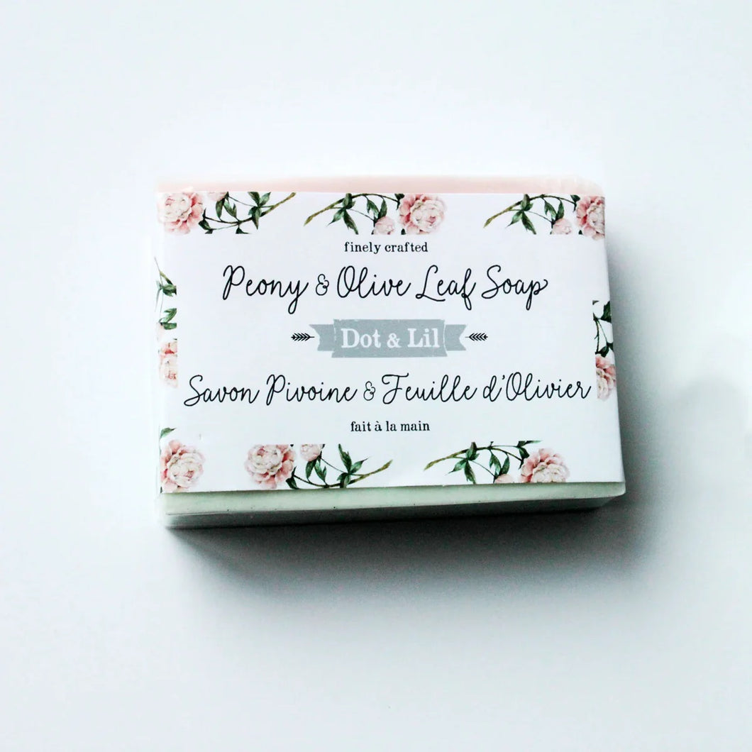 Peony and Olive Leaf Soap