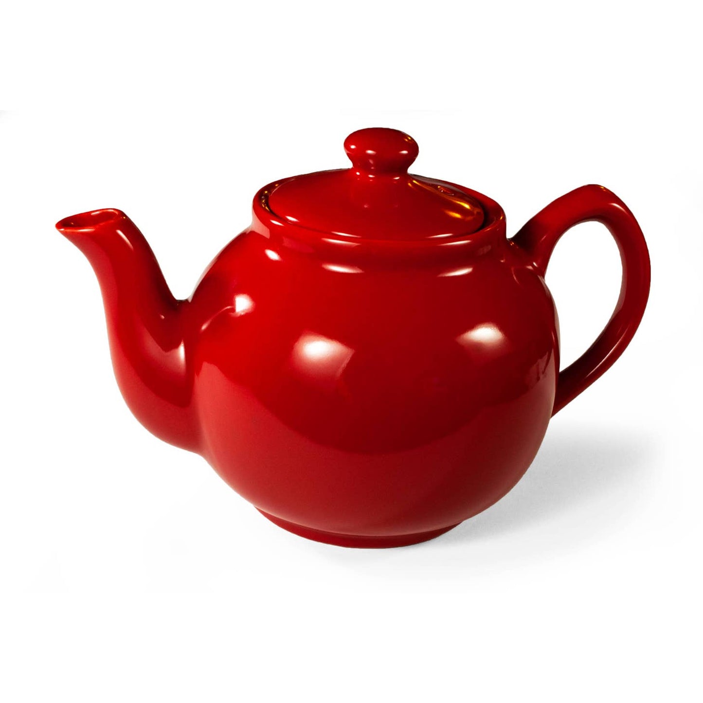 Red Stoneware Teapot 1L