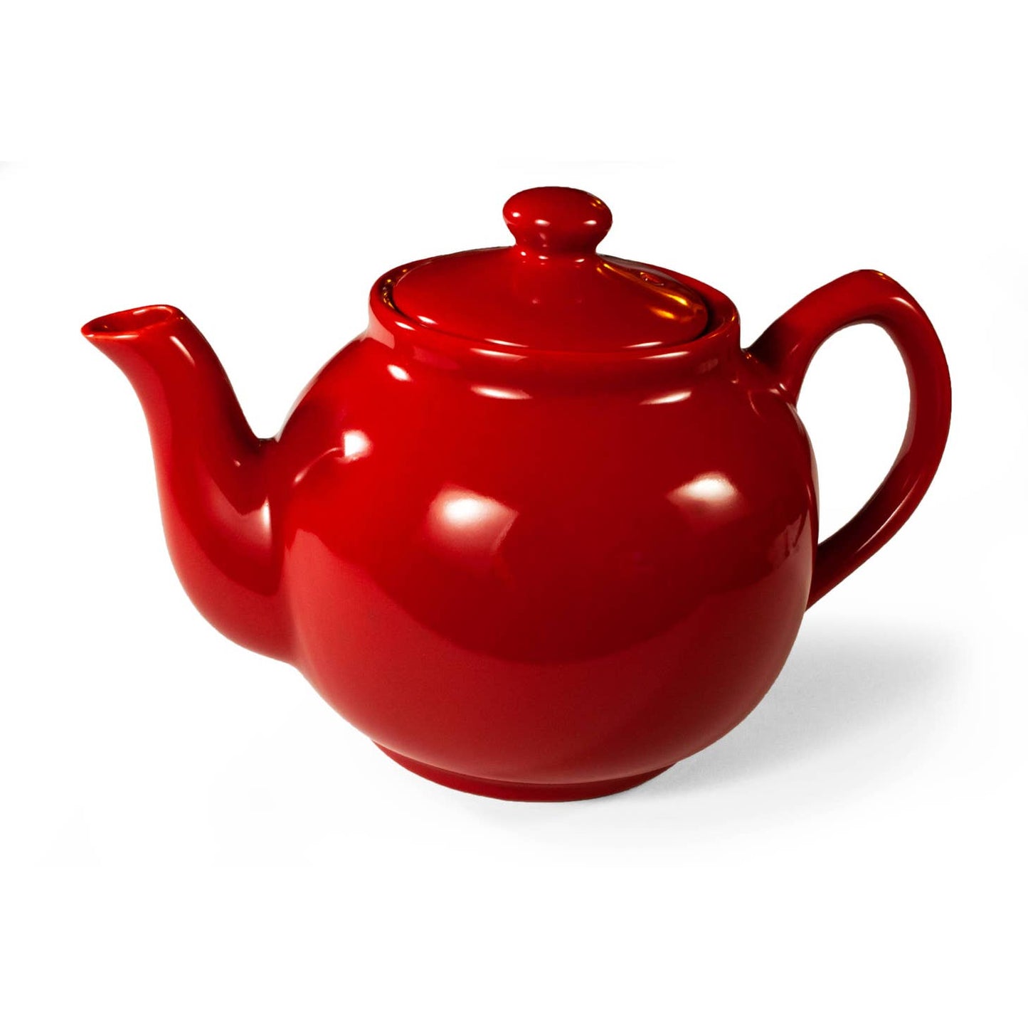 Red Stoneware Teapot 1L - Port Style Enterprises