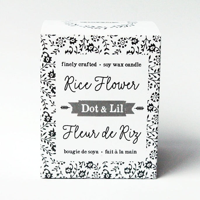 Rice Flower Candle - Dot and Lil