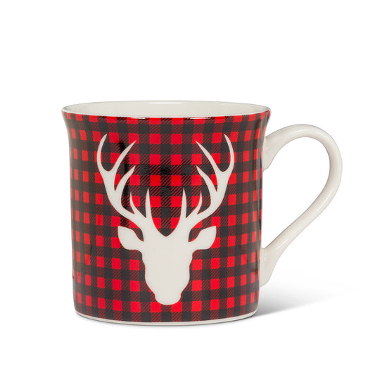 Buffalo Check Deer Mug - Abbott Collection