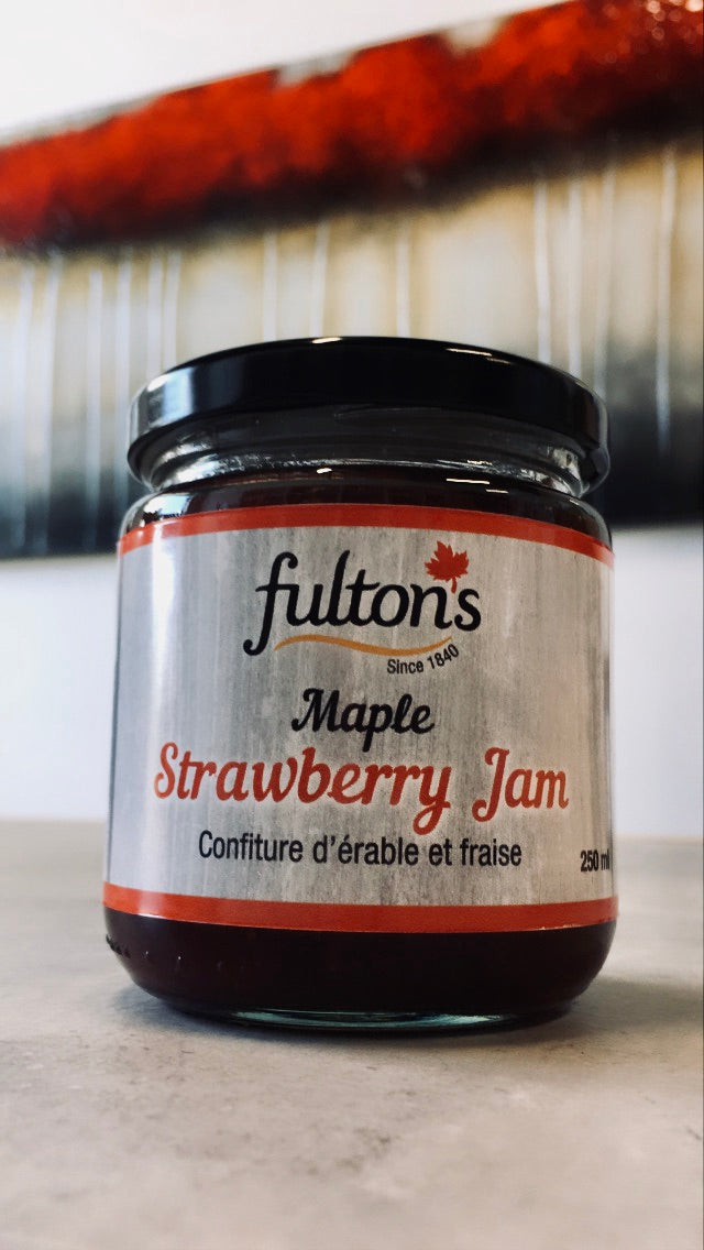 Strawberry Jam made with Organic Maple Syrup - Fulton's