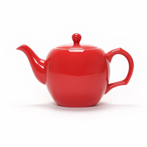 Perfection Porcelain Teapot - Red - Camellia Sinensis