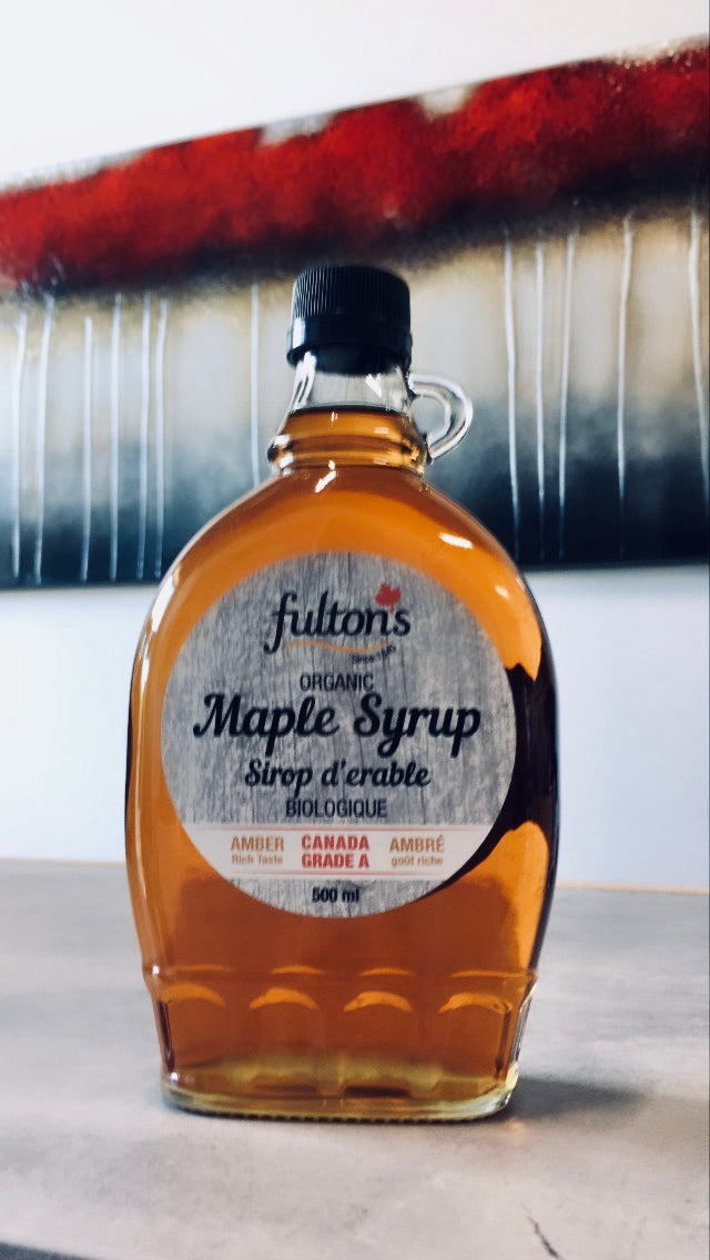 500ml Organic Maple Syrup - Fulton's