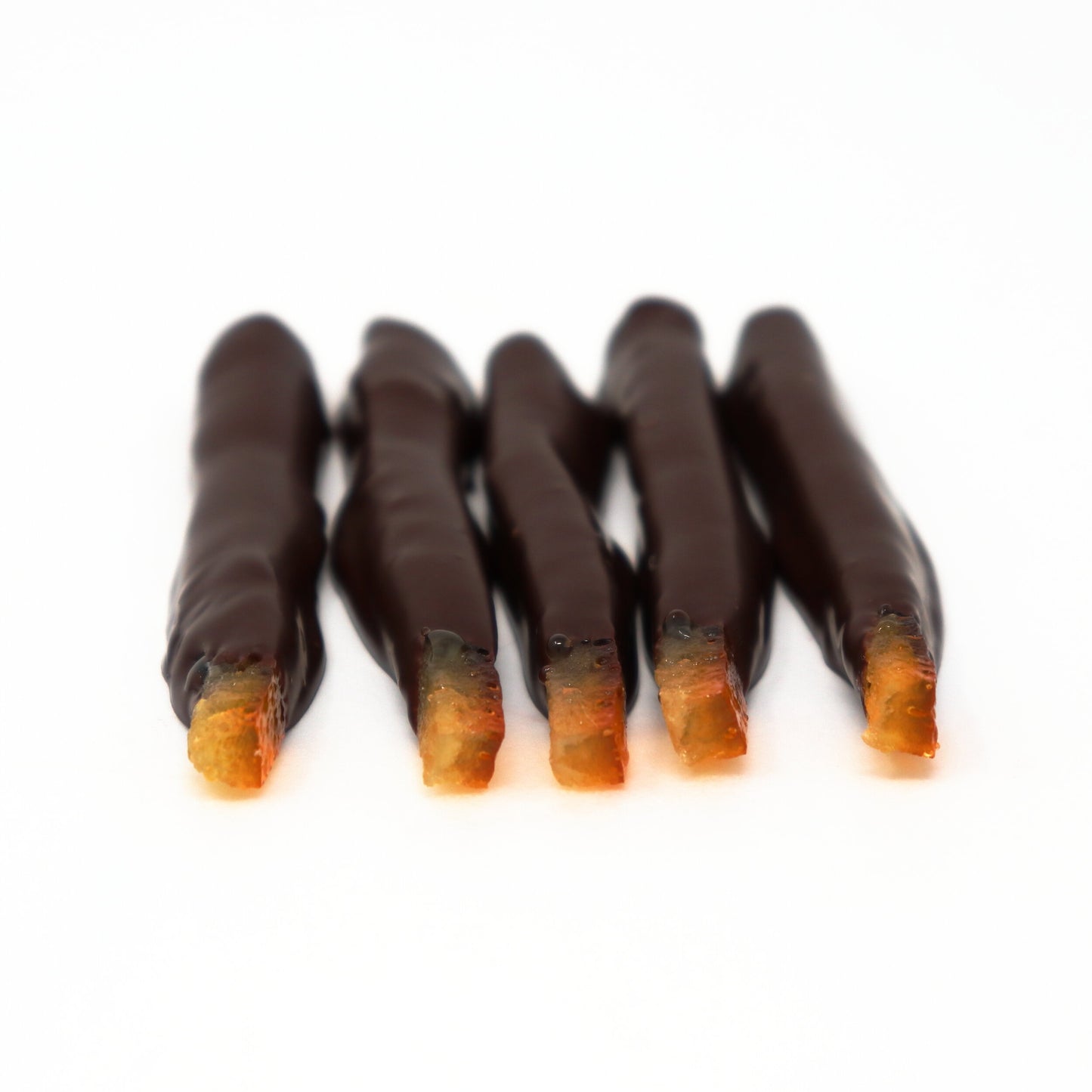 Orange Peel Coated in Dark Chocolate - Anna Stubbe