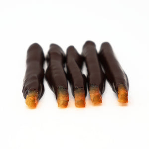 Orange Peel Coated in Dark Chocolate