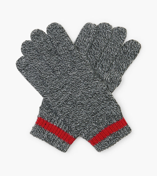 Charcoal Adult Heritage Knit Gloves - Hatley
