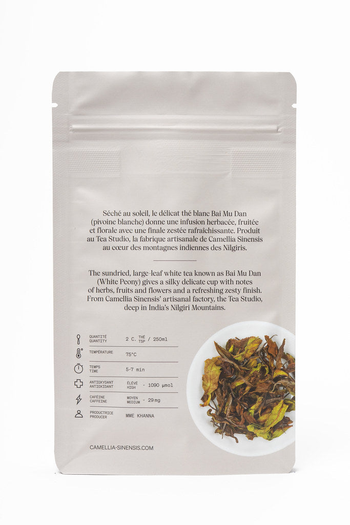 Bai Mu Dan White Tea - Loose Leaf - Camellia Sinensis