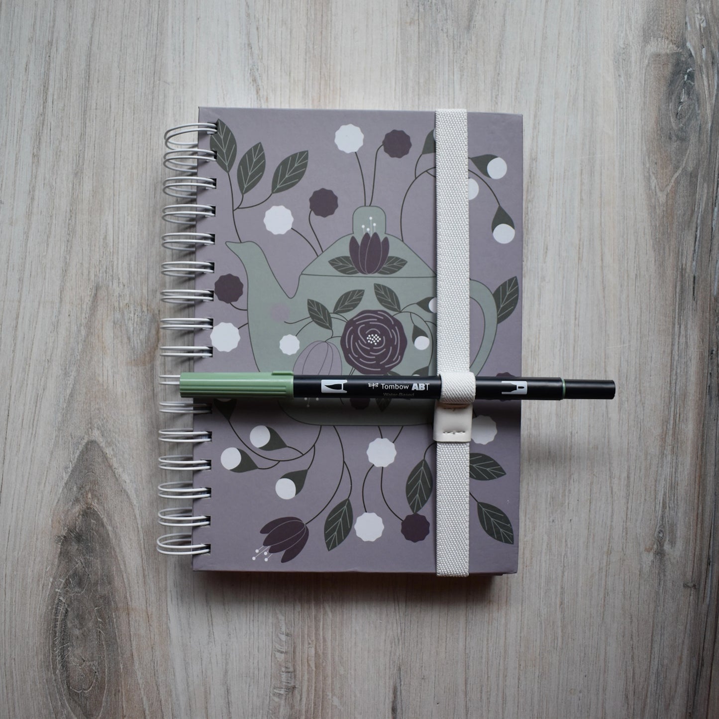 Floral Teapot Notebook - Tea Thoughts