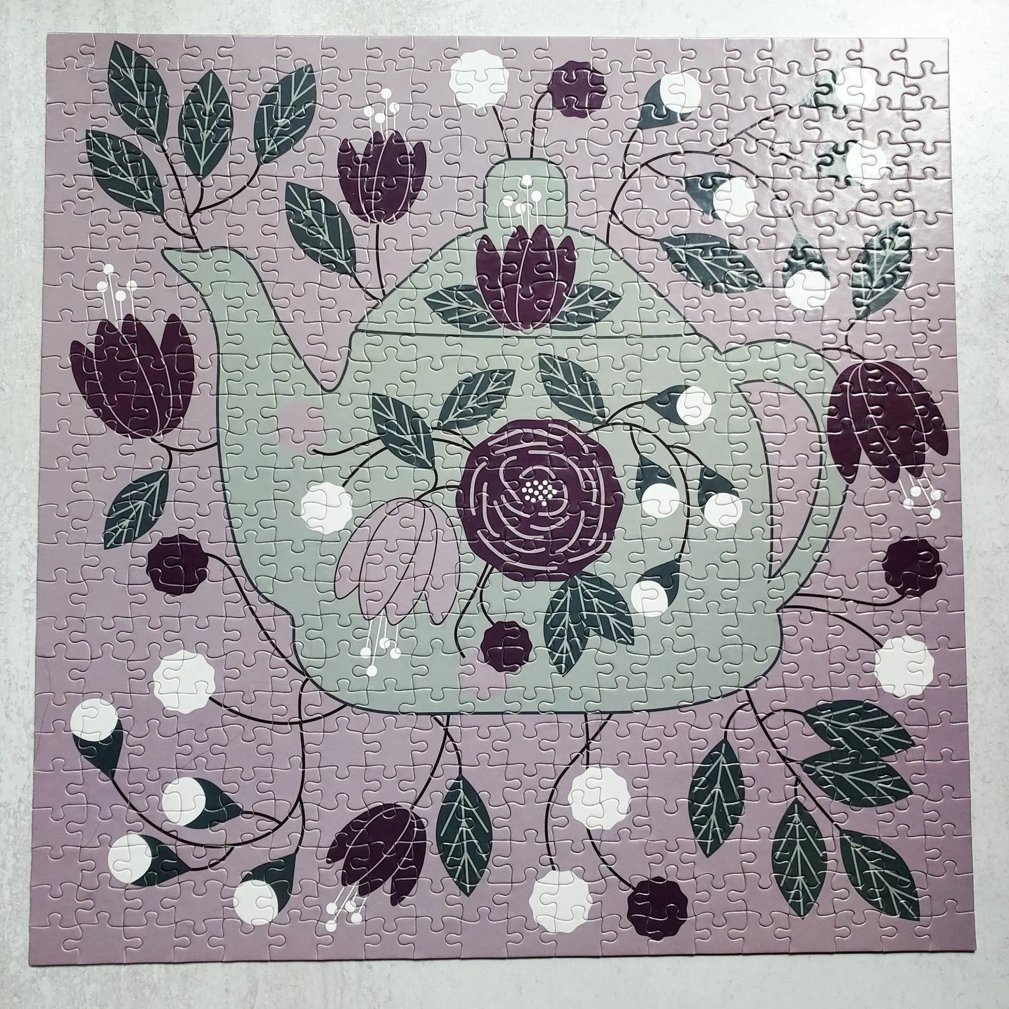 The Overgrown Teapot 500 Piece Puzzle - Tea Thoughts
