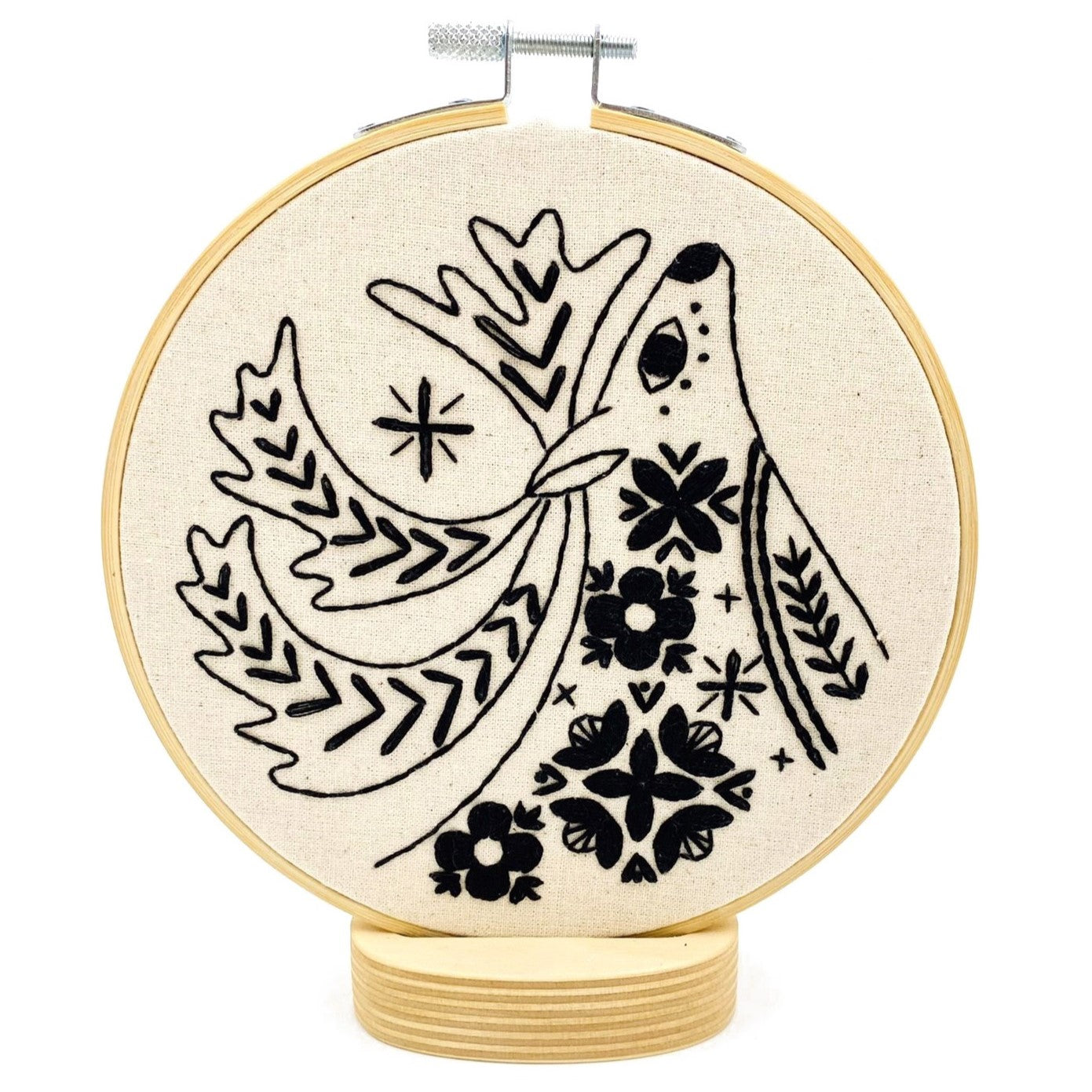 Folk Caribou Embroidery Kit - Hook, Line & Tinker
